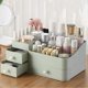 thumbnail image 2 of Makeup Organizer, Large Capacity Desk Organizer with Drawers for Cosmetics, Lipstick, Jewelry, Skin Care, Bedroom and Bathroom Worktops - Large Green, 2 of 4