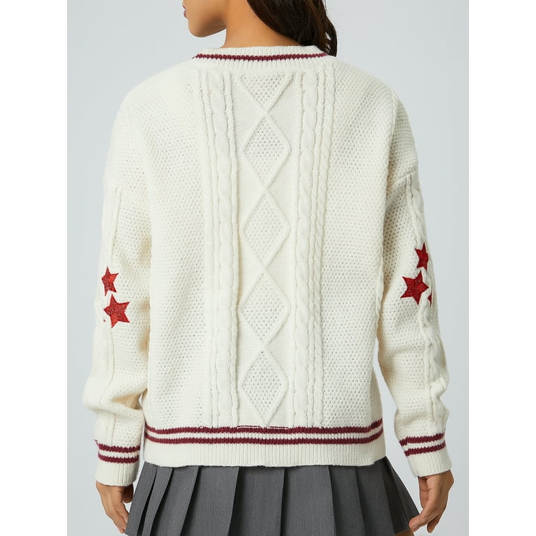 Saint laurent star cardigan deals