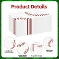 thumbnail image 3 of 100 PCS Baseball Paper Napkins, Disposable Baseball Bathroom Guest Hand Towels Sports Theme Dinner Napkins Decorative for Kitchen Home Birthday Baby Shower Party Decoration (Baseball), 3 of 14