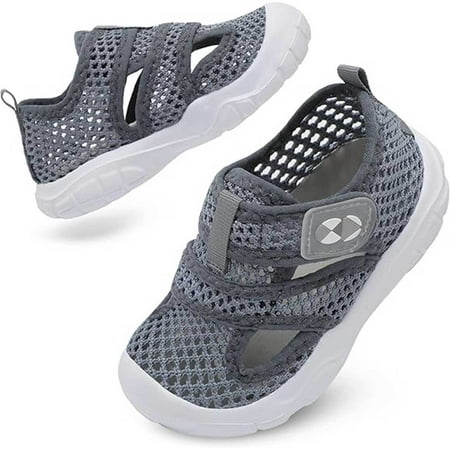 Barerun Toddler Sandals for Boys Girls Qucik Dry Kids Water Sandals Outdoor Breathable Aqua Shoes Lightweight Summer Barefoot Shoes for Swim Pool Beach