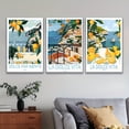 thumbnail image 3 of 2D Flat, [JIT]3pcs, decorative painting--frameless, La Dolce Vita: Italian Coastal Dream Wall Art Print, Holiday gifts, birthday gifts, Mothers Day, Fathers Day, home decor, 2D/Flat, Posters and pri, 3 of 4