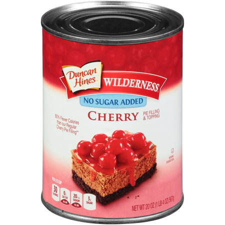Duncan Hines® Wilderness® No Sugar Added Cherry Pie Filling & Topping 21 oz.