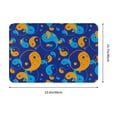 thumbnail image 3 of Fotbe Extra Durable Door Mat - Dirt Trapping Outdoor Welcome Mats - Non-Slip Outdoor Door Mats - Low Profile Front Door Mat - Indoor (16" x 24", Colorful Yin Yang ), 3 of 8