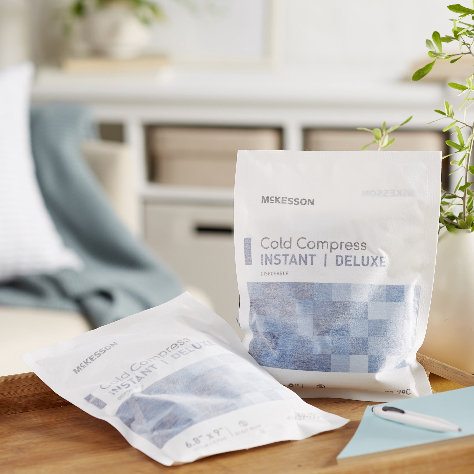 McKesson Cold Compress for Injury, Instant Cold Pack, 6 4/5 in x 9 in, 1 Count, 24 Packs, 24 Total
