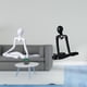 thumbnail image 2 of Escultura abstracta de pensador creativo, figura decorativa, adorno de mesa único, estatua para entrada, dormitorio, armario, estantería, regalo de in, 2 of 8