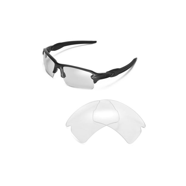Walleva Clear Replacement Lenses for Oakley Flak  XL Sunglasses -  