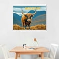 thumbnail image 2 of Orinice Quote Typograph Painting Highland Cows Idea Scotland Unframed Wall Art Print Poster Home Decor Premium 16x12in, 2 of 6