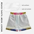 thumbnail image 3 of FORMRS Boys Swim Trunks Quick Dry Mesh Liner Boardshorts Sizes XS-XL, Stripes Pattern, 3 of 7
