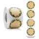 thumbnail image 1 of Pegatinas de flores de Papel Kraft de 2 pulgadas, etiqueta de agradecimiento para paquete de tarjetas de regalo, envoltura de fiesta, hornear, pequeña empresa, 100-500 Uds., 1 of 4