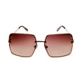 thumbnail image 6 of Lucky Brand Women Gold / Metal Large Square Front Mount Sunglass D2001, 6 of 7