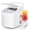 White, variant on KNDKO Countertop Ice Maker, Up to 26 lb per Day, 8 Bullet Ice Cubes in 6 Minutes, Small and Large Ice Sizes, Self-Cleaning with Carry Handle and Scoop, Black