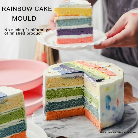 Cake Mould,Unique Slice-Free Layered Cake Mold Baking Tray Cake Mold Silicone