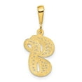 thumbnail image 3 of Diamond2Deal 14K Pendentif Initiale Lettre g en Or Jaune Script Filigrane pour Femmes, 3 of 6