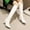02 White, variant on Teissuly Women's Boots Clearance, Foreign Trade Candy Color Patent Leather Ladies Back Zipper Thick Heel Round Toe Over-the-knee