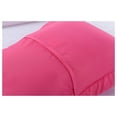 thumbnail image 4 of 2-Piece Embroidered Pillow Shams, King Decorative Microfiber Pillow Covers Set, King Size (Hot Pink), 4 of 5