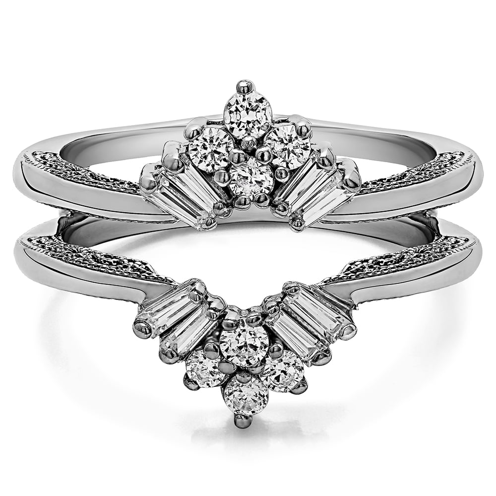 cubic zirconia ring guards
