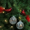 thumbnail image 2 of Cardinal Birds and Twig Christmas Ball Glass Ornaments - 6.25" (155mm) - 4ct, 2 of 4