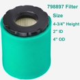 thumbnail image 4 of Filtro de aire 2 unidades DUCTAIL 798897 compatible con cortacésped, 4 of 6