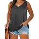 thumbnail image 1 of Craaazy Women's Oversized Sleeveless Tunic Tops, Lightweight Casual Shirt, Plus Size V Neck Loose Fit Blouse for Everyday Outfits Gifts, 1 of 7