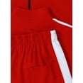 thumbnail image 4 of Ma Croix Mens Tracksuit USA Made Striped Active Workout Casual Sweatsuit Jacket & Pants Set, 4 of 7