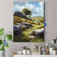 thumbnail image 4 of Landscape Oil Canvas Print, Wall Decor for Living Room Bedroom Dining Room Office Hotel Cafe Farmhouse, 4 of 8