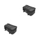 thumbnail image 2 of Toystoory Bolsa de transporte trasera para motocicleta, resistente al agua, de PU, resistente y duradera, fácil de instalar y bolsa para negro 8L 2Conjunto, 2 of 6