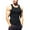 1 Black, variant on Mens Shirts Mens Gym Tank Tops Workout Muscle Cut Shirt Fitness Round Neck Sleeveless Vest Tank Tops Grey M