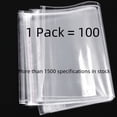 thumbnail image 1 of Bolsa autoadhesiva transparente para embalaje de ropa, bolsa de plástico, bolsa de polipropileno autosellada para mascarillas, 1 of 1