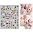 thumbnail image 3 of Hojas de pegatinas para decoración de uñas KEWITY Halloween autoadhesivas lindas calabazas fantasma, 3 of 5