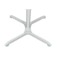 thumbnail image 4 of 32" Pneumatic Height Adjustable Square Cafe Table - White, 4 of 7