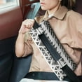 thumbnail image 2 of Heart Surgery Recovery Pillow - Post Surgery Seatbelt Pressure Relief Pad for Chest & Rib Fracture - Soft Plush Car Cushion with Double Hook-and-Loop Straps (Easy Care, Reusable), 2 of 7