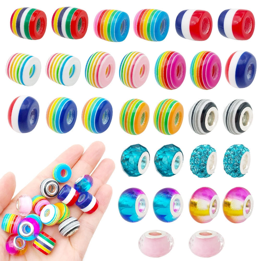 DIY Bracelet Making Kit Charms Necklace Jewelry Making Supplies Beads DIY Craft Gift Set for Adults Teens Girls