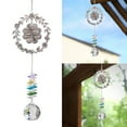 thumbnail image 1 of Flower Garland Window Decoration Engraved With Gratitude for Rainbow Making and Sunlight Display, 1 of 8