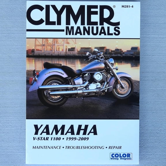 Service & Repair Manual for Yamaha VStar V-Star 1100 Classic Custom 1999-2009