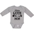 thumbnail image 3 of Inktastic Future Goth Like My Mom with Skulls Boys or Girls Long Sleeve Baby Bodysuit, 3 of 5