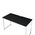 thumbnail image 3 of Black and Chrome Writing Desk with Sled Base, 3 of 4