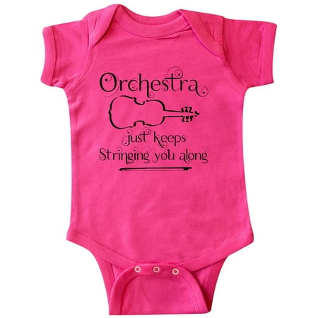 

Inktastic Orchestra String Along Gift Baby Boy or Baby Girl Bodysuit