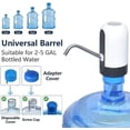 thumbnail image 2 of Bomba de botella de agua eléctrica, dispensador de agua con carga USB, 2 of 5