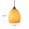 thumbnail image 2 of WAC Lighting Sarah Quick Connect Pendant Brushed Nickel, 2 of 3