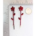 thumbnail image 3 of Diadema de flores rosa floral boho corona guirnalda aro de pelo bohemio tocado tocado mujeres niñas corona hoja bandas para el pelo decoración fiesta cosplay disfraz hecho a mano accesorios para el ca, 3 of 3