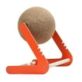 thumbnail image 3 of Juguete rascador para gatos, adorno multifunción con soporte para rascar Naranja y L, 3 of 9