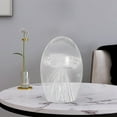 thumbnail image 5 of Sea Animal Ornament Handmade Art Statue Elegant  Coastal Display Stand Figurine Ornament for Desk Home Desktop white, 5 of 7