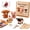 Farm Cutes, variant on Tiny 3D Beaded Animal DIY Kit, 3D Animal Themed Beadwork Kit with 4 Cute Designs and Instructions, 3D Beaded Animals Kits for Beginners & Craft Enthusiasts (Woodland Friends)