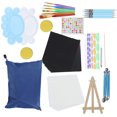 thumbnail image 4 of Juego de herramientas de punteado de mandala cómodo de usar rendimiento duradero práctico plantilla de pintura de mandala de 58 piezas con bolsa de almacenamiento para, 4 of 8