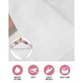 thumbnail image 6 of Easter Bunny Roses Kitchen Dish Towels for Drying Dishes Set of 4, Pink Floral Spring Green Buffalo Plaid Waffle Weave Microfiber Hand Tea Bathroom Towels Quick Dry & Absorbent Towel 15.7x23.6, 6 of 7