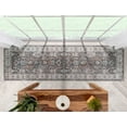 thumbnail image 4 of Well Woven Seluna Vintage Black Grey Persian Floral Medallion Runner Rug 2'3" x 7'3", 4 of 8