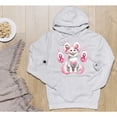 thumbnail image 5 of Faith Love Hope Manx Breast Cancer Awareness Survivor Hoodie Unisex Merch Hoodies Cat Lover Kitten Owner Gifts - 02017, 5 of 6