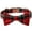 red plaid bow, variant on Dog collar - Colour mesh and ripple pattern sailor bow tie, adjustable collar small green plaid bow S