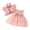Blue, variant on Elippeo Baby Girls 3Pcs Spring Outfits 3 6 9 12 18 24 Months 3 Years Sleeveless Tulle Dress with Button Up Coat Headband Set Infant Clothes
