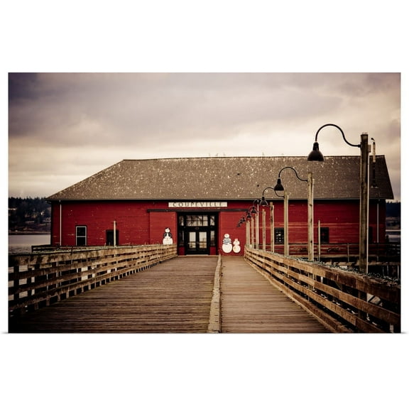 Great BIG Canvas | "Coupeville Wharf I" Art Print - 36x24